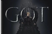 Альбом А4 40л гребень "Игра престолов. Game of Thrones" пл. 100 гр/м, перфорация, 5диз.в блоке