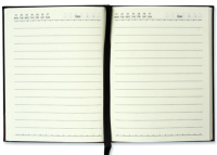 Записная книжка А6  80л. тв.пер., кожзам. "Серый/розовый"