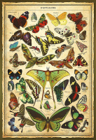 Пазлы 1500 элементов 850*580мм.  "Плакат "Бабочки"