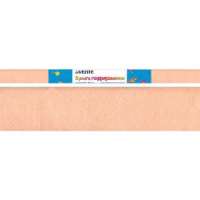 Бумага подел. 50*250 32 г/м рулон   креп кремовая