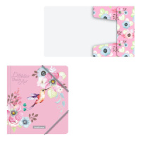 Папка д/тетрад. А5 1отд. на резинках Colibri