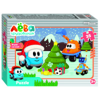 Пазлы   35 элементов  270*180мм  "Грузовичок Лёва. Друзья" (ООО "Первый проект")