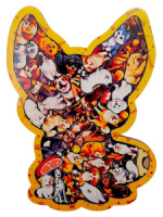 Пазлы в рамке деревянные 37 элемента 28*19см "Собачки"