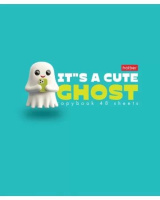 Тетрадь А5 48л кл. Hatber "Милое привидение" софт-тач, 5диз.в спайке