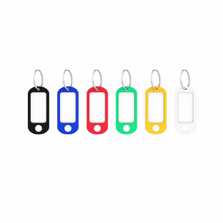 Брелок для ключей овальный маленький, ассорти