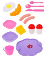 Игровой набор посуды "Кукольный завтрак"