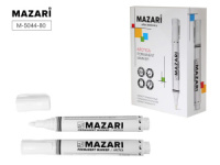 Маркер перманентный 2,0мм пулевидный, белый