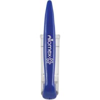 Ручка гелевая Attomex 0,5мм, каучук. держатель., синяя