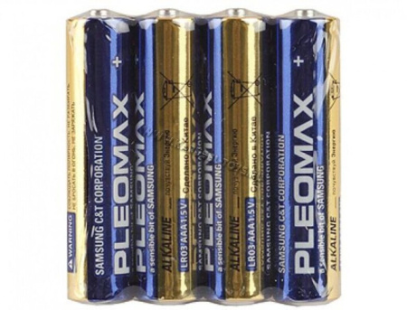 Батарейка LR-03 (ААА) Pleomax Economy, в спайке