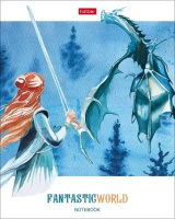 Тетрадь А5 48л кл. Hatber "Фантастический мир" 5 диз.в спайке, мат.лам., белизна 100%
