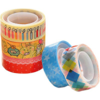 Скотч декоративный 15мм*5м , ассорти