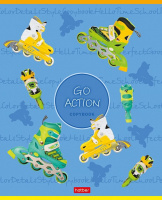 Тетрадь А5 48л ЛИН. Hatber "Go Action", белизна 98%