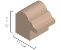 Фоторамка дерево 21*30см. 1700 (НЕкрашеная) пластиковая вставка