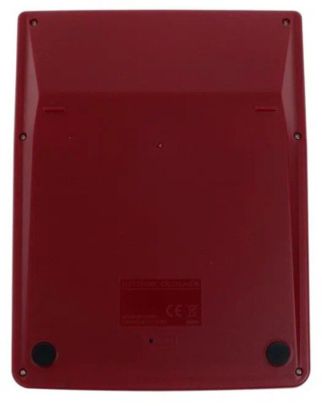 Калькулятор 12 разр. Skainer  настольный двойное питание красный (аналог Casio GR-12 )