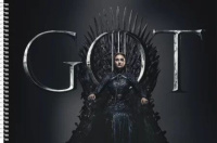 Альбом А4 40л гребень "Игра престолов. Game of Thrones" пл. 100 гр/м, перфорация, 5диз.в блоке