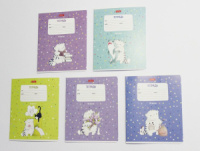 Тетрадь А5 18л лин. Hatber "Приключения кота Пирожка" 5 диз.в спайке, белизна 98%