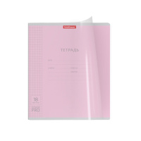 Тетрадь А5 18л кл. Erich Krause  пласт.обл. "Классика CoverPrо", ассорти