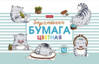 Бумага цв. бархатная А5 10цв. 10л. одностор.