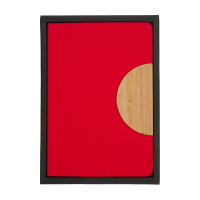 Ежедневник недат. А5 136л., тв.пер., иск.кожа "Bosforo. Красный" ляссе