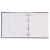 Книга для кулинарных рецептов А5  80л., тв.обл., на кольцах "Готовим сами!" 5 цв.разделит.