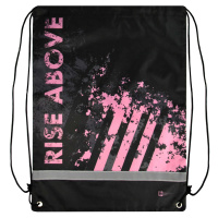 Мешок для обуви 1 отд, 360*480 светоотр. "Дерзкий розовый"