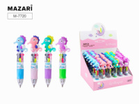 Ручка шар. многоцв. 4-х цветная, "Nik" 0,5мм