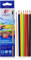 Карандаши цвет. акварельные  6цв Луч "Классика цвета" с кисточкой