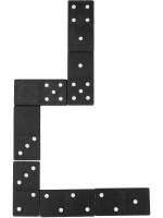 Домино пластмассовое  21*5см