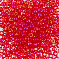 Бисер круглый "GAMMA"  5гр стекло, перламутр, св. красный