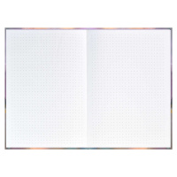 Записная книжка 110*206мм  80л. 7БЦ "Магнолия" мат.лам., тисн.фольгой