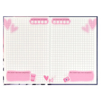 Записная книжка А6  64л., 7БЦ "Мои секретики. Сказочный кот" глянц.лам.