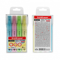 Набор текстовыделителей ЕК Liquid Visioline V-14 Pastel 4 цв. (желтый, зеленый, розовый, голубой)