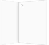 Мини-открытка 5*4см крафт б/т "Фрак"