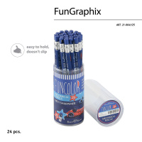 Карандаш цанговый BV "Fun Graphix. Красная машина" 2мм, с точилкой