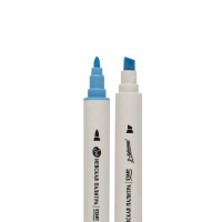 Фломастеры- маркеры  24цв "ЗХК. Я-Художник!" в пласт.пенале, двухсторонние