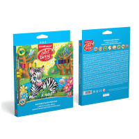 Карандаши цвет. акварельные 12цв "Artberry" трехгранные, с кисточкой, Jumbo