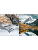 Тетрадь А5  96л кл. Проф-Пресс перевертыш "Виды природы - 7"