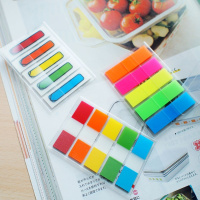 Закладки с липким краем (45*12мм) 5цв. по 20л., Z-сложение, пластиковые