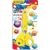 Ножницы детские "deVENTE. Cosmo" 13см, пластик.кольца, в чехле