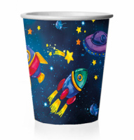 Стакан бум. 250 мл, 6 шт "Космос"