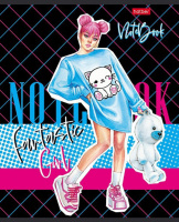 Тетрадь А5  60л кл. Hatber "Zoomer-girl" белизна 98%