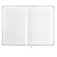 Записная книжка А6  96л. кожзам, мягк.пер. "Девушка с бабочками в волосах" ляссе