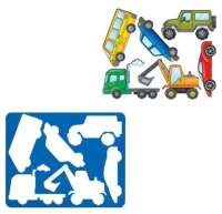 Трафарет "Машины"