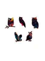 Пазлы деревянные 124 элемента 260*180мм  "Филин"