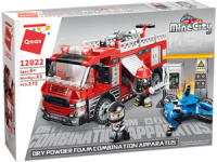 Конструктор пластм. Qman "Пожарная машина" 275 дет. (упаковка не русифицирована)