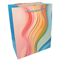 Пакет подар. бумажн. 26*32*10 см 210 гр/м2 Pink Wave