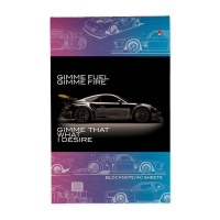 Блокнот А5  40л скоба "Машины" клетка, 3 дизайна