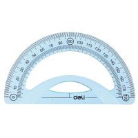 Набор геометрический Deli (2треуг., 20см лин., трансп.)