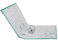 Регистратор А4  50мм PVC, Classic, зелёный, карман