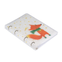 Тетрадь А5  80л кл. на кольцах Альт "Волшебный лис" пластик.обл.